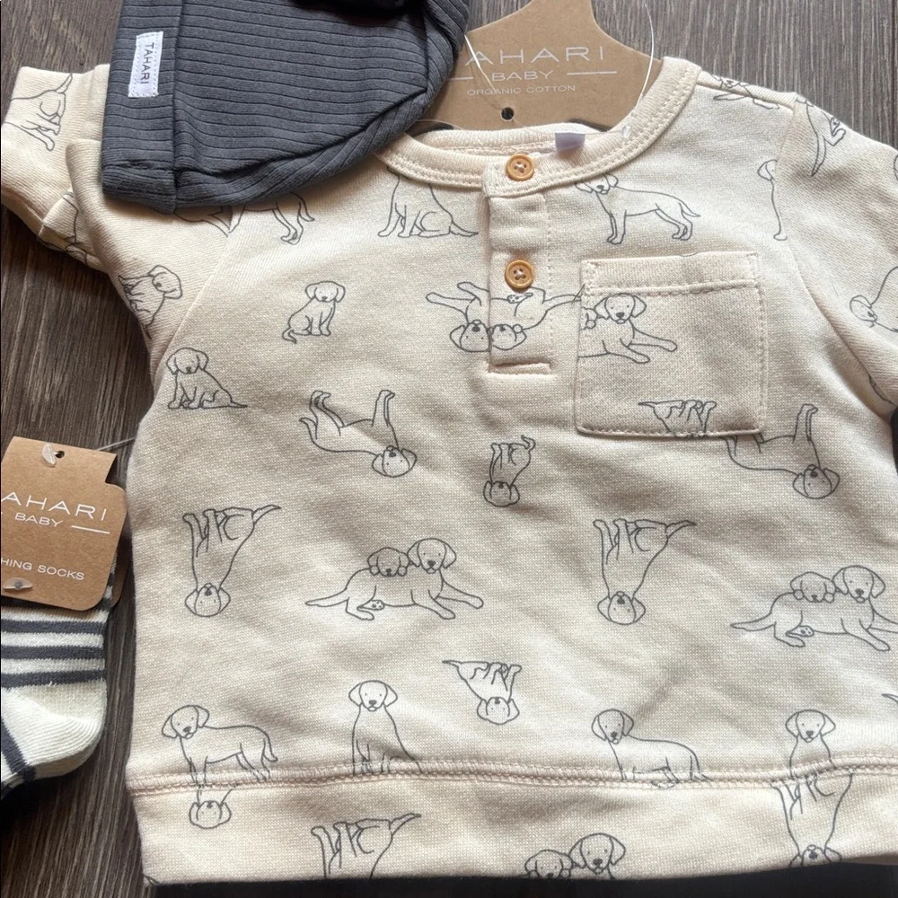 Tahari baby organic set 3/6 months - Picture 2 of 6